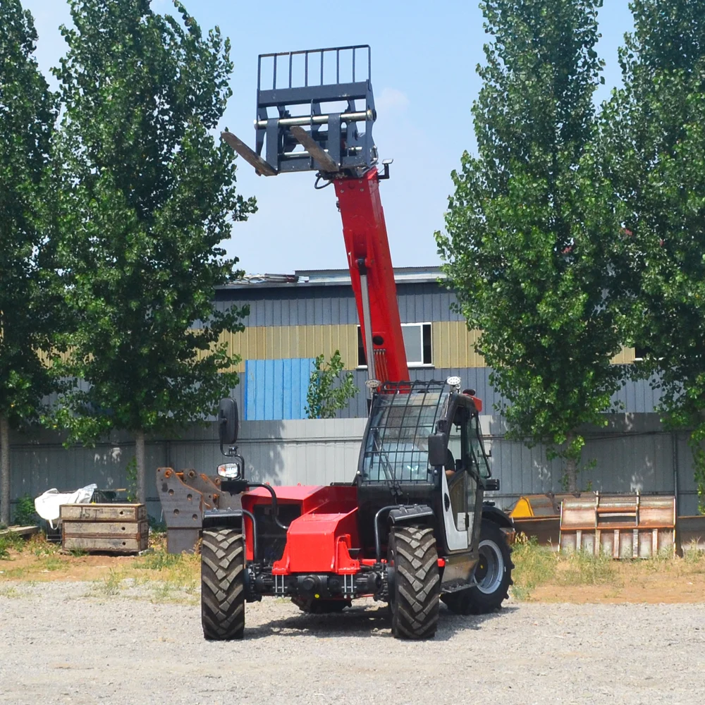 CE Standard Telescope Forklift 4Ton 4000kg Forklift Boom Truck 17m Telescopic Arm Diesel Forklift