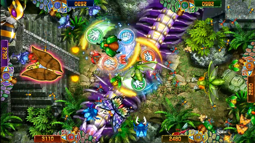 Mechanical Centipede USA Insect hunter shooting arcade skill fish table gambling game