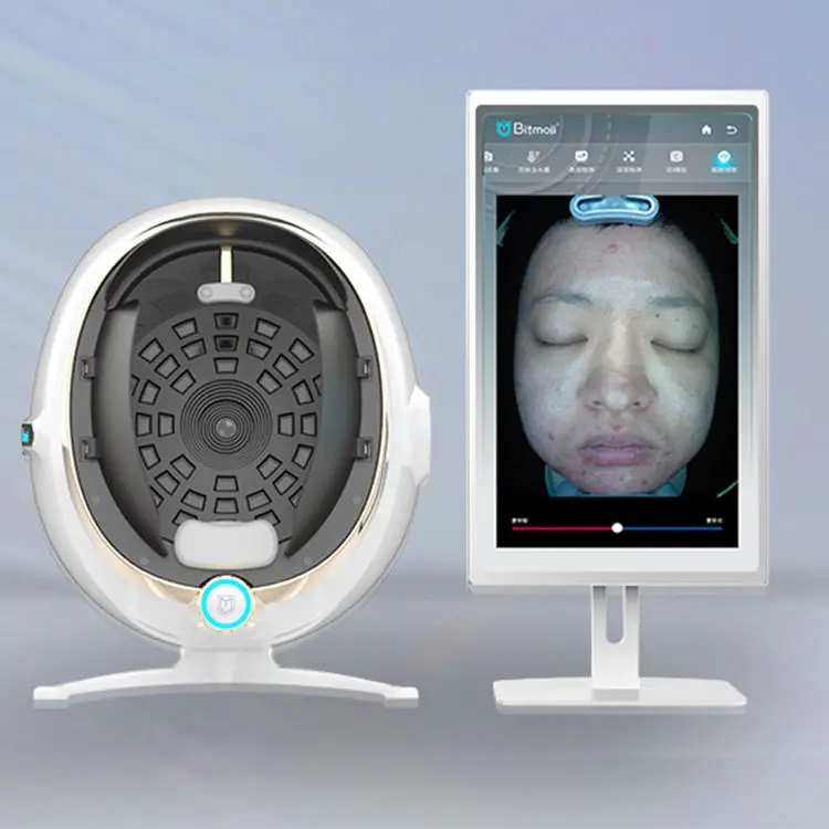 3D Ai Face Skin Diagnostics Analyzer Tester Scanner Magic Face Mirror Device Skin Analysis Machine