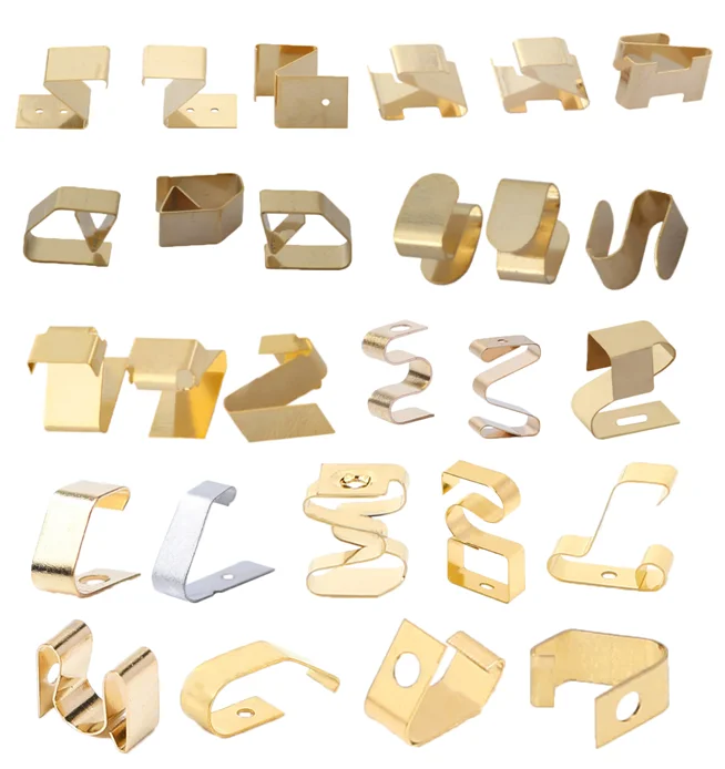 SMT SMD пружинный контакт штамповочный Электрический латунный медный зажим для батареи бронзовый