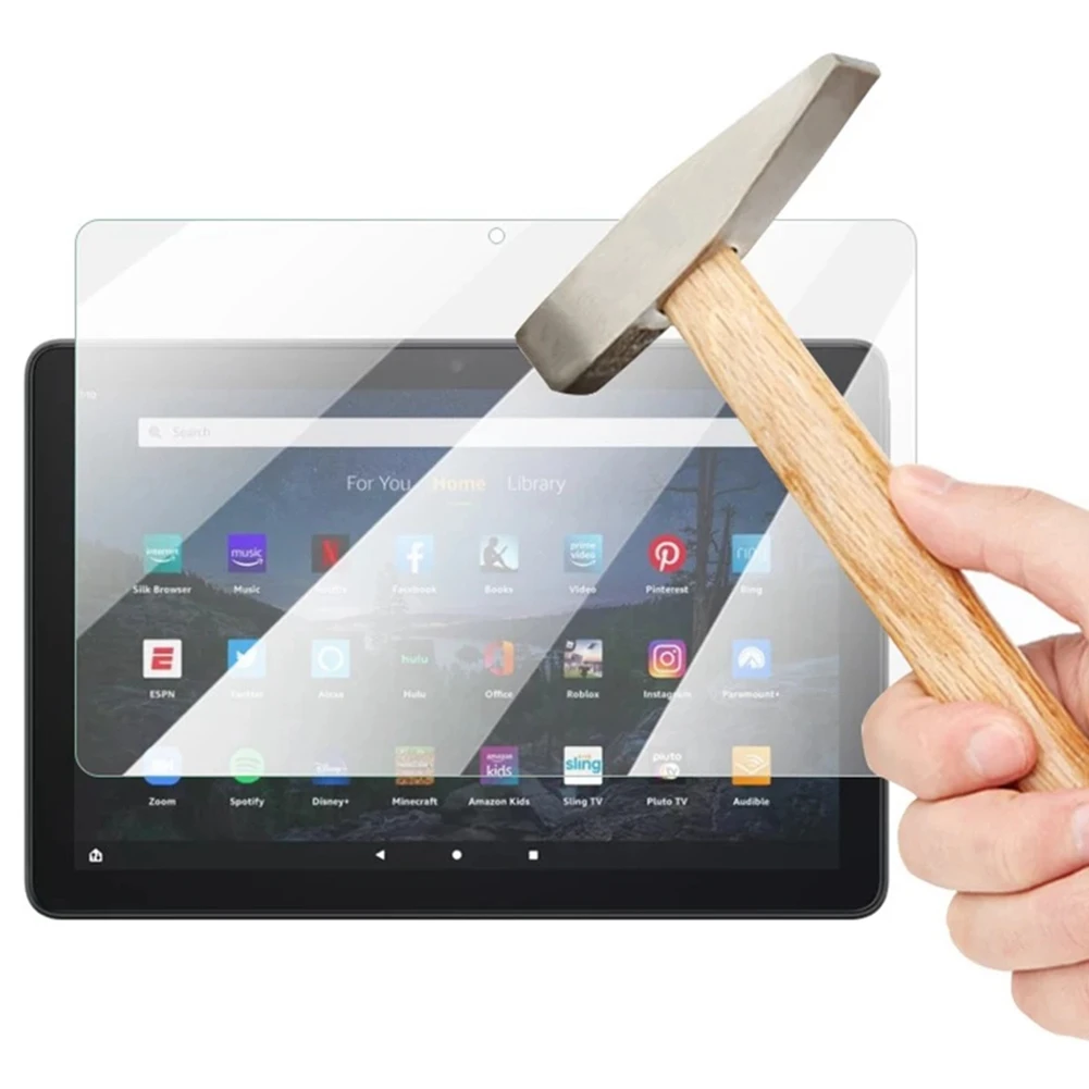 9H Tempered Glass Screen Protector For Amazon Kindle Fire HD 10 Plus 2021 2019 2017 HD10 2015 10.1 inch Tablet Protective Film