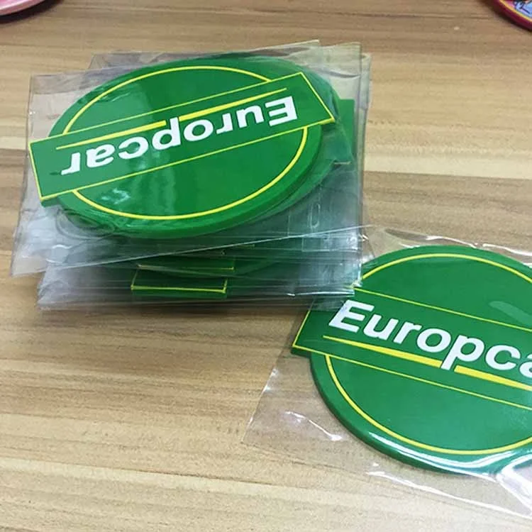 Custom Novelty Gifts Anti-Scald Soft Rubber Insulation Pad Table Drink PVC Coaster Office Desk Fun Cool Bar Decor Cup Coasters