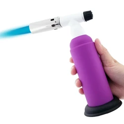 BS-851 Adjustable Flame Jet Butane Gas BBQ Camping Culinary Blow Torch Lighter