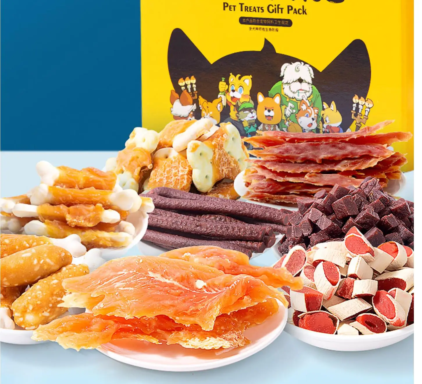 Oem/ODM Jerky Twists Chewy Skinless Bites Pet training chicken/duck/beef/lamb roll sweet potato strip molar deodorant dog snack