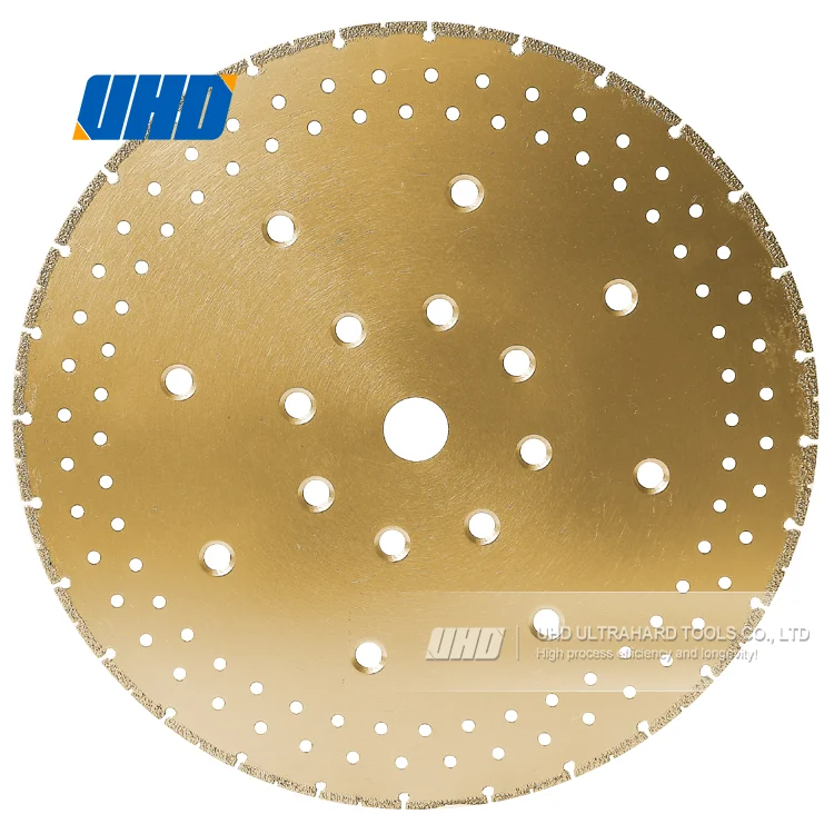 180mm diamond hole saw blade vacuum brazed marble cutter blade for cutting steel