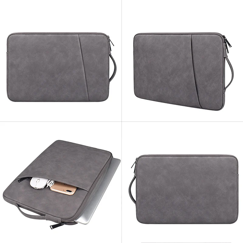 Notebook Protective Cover Case Briefcase Pu Leather Laptop Shoulder Computer Bag Laptop Handbag Laptop Sleeve With Handle