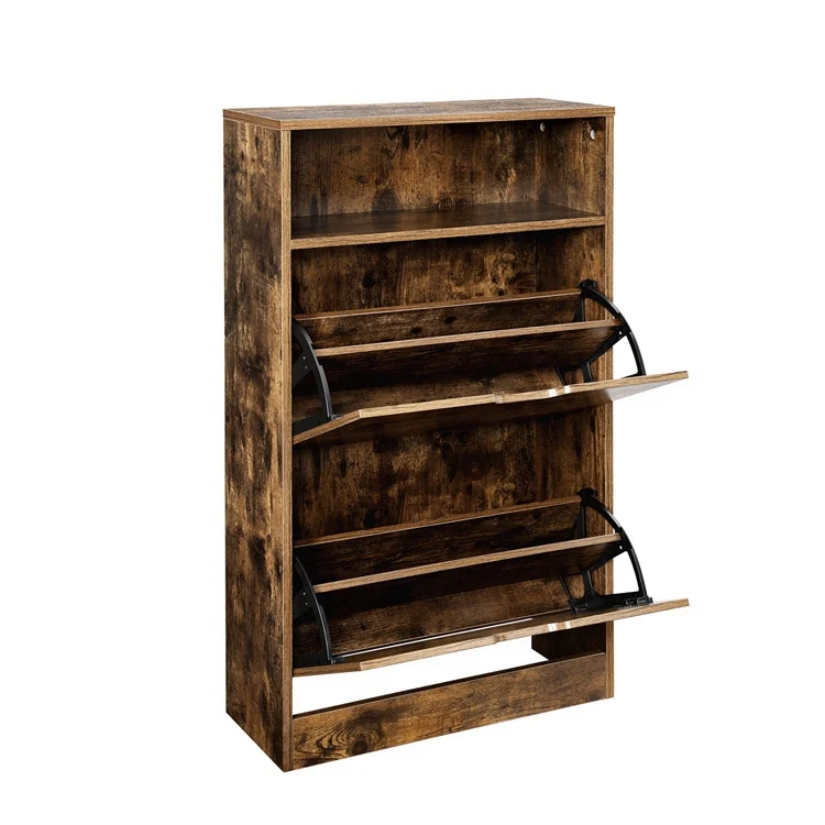 
VASAGLE living room bedroom shoe organizer storage small shoe rack corner shoe cabinet 