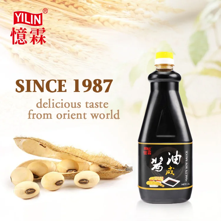 1.1L OEM Factory Price Bulk Salted Soy Sauce Shoyu for home cooking