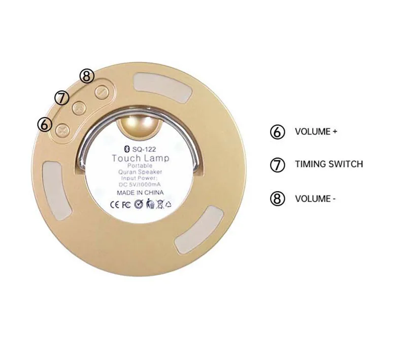 Best Hot Sale Muslimt Learning Machine Led Night Light Quran Speaker Player Pen Koran Players