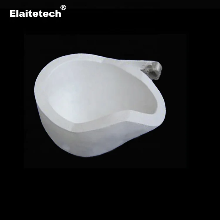 Die casting usage aluminum titanate castable spoon & ceramics pour ladle for gravity casting foundry