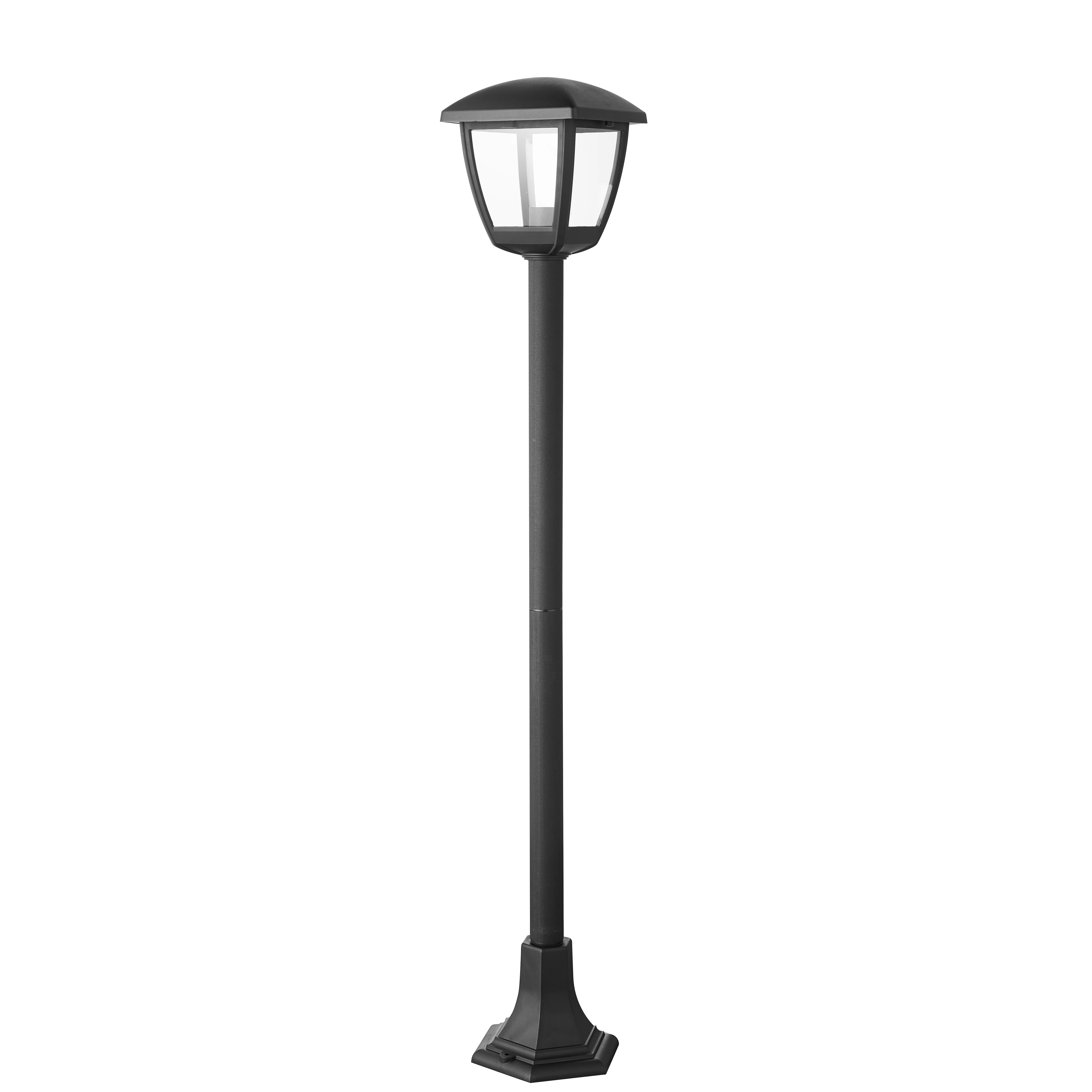 P4061 Plastic Garden lantern pole lighting outdoor post gate lamp garden post light