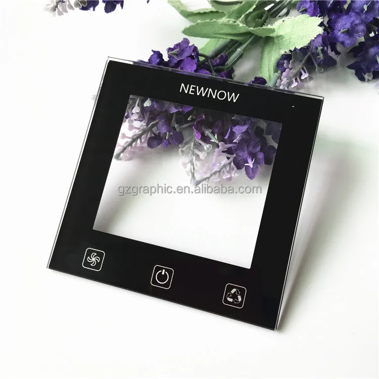 86*86mm Size Electrical Light Switches and Socket Glass For Photo Electric Light Control Switch