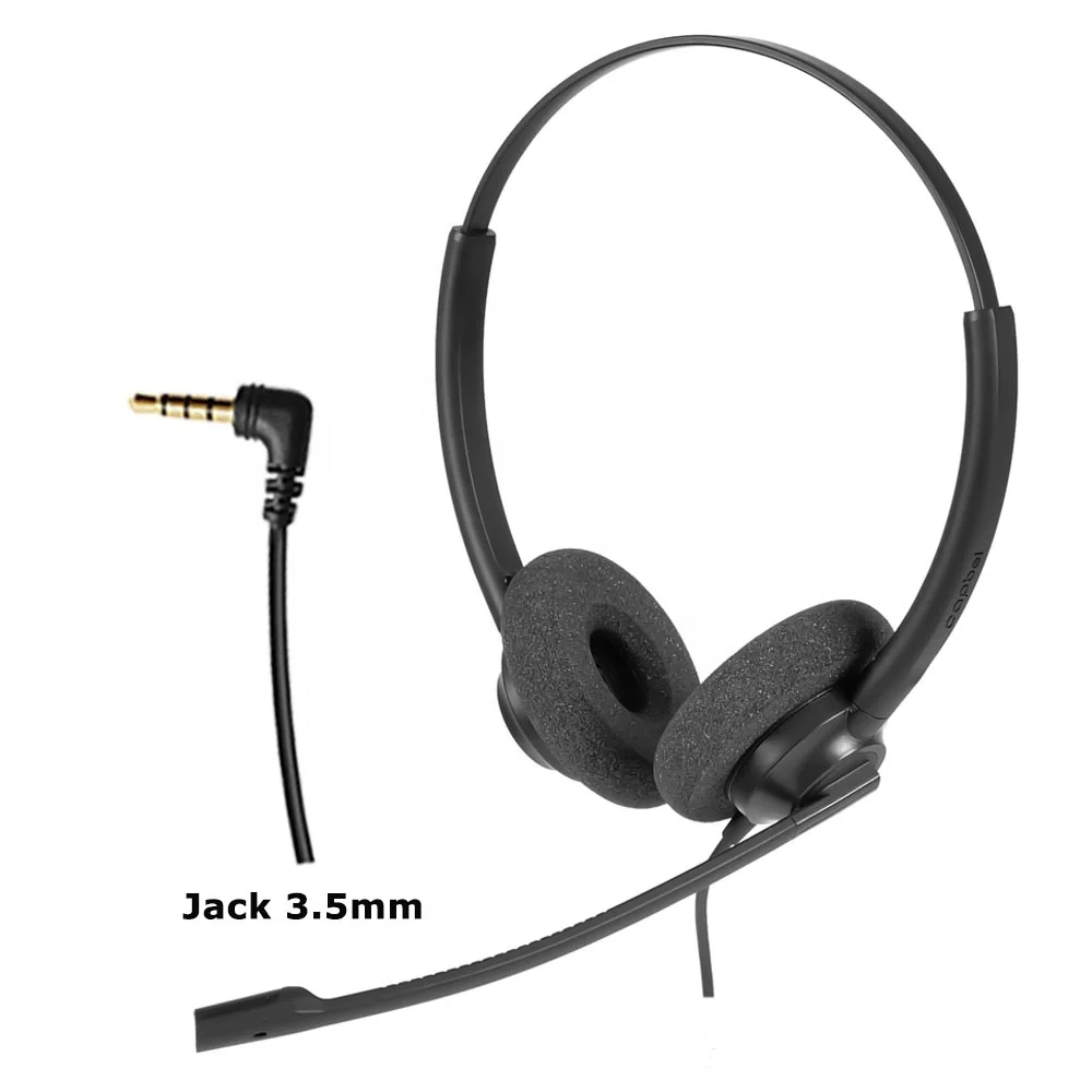 Профессиональная Проводная гарнитура с шумоподавлением 3,5 мм и превосходным звуком Rohs для звонков и прослушивания музыки