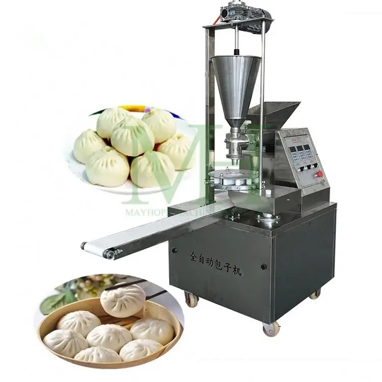High Efficiency Siopao Baozi Bun Maker Machine/Automatic Soup Dumpling Machine/Grain Product Momo Steamed Bun Making Machine