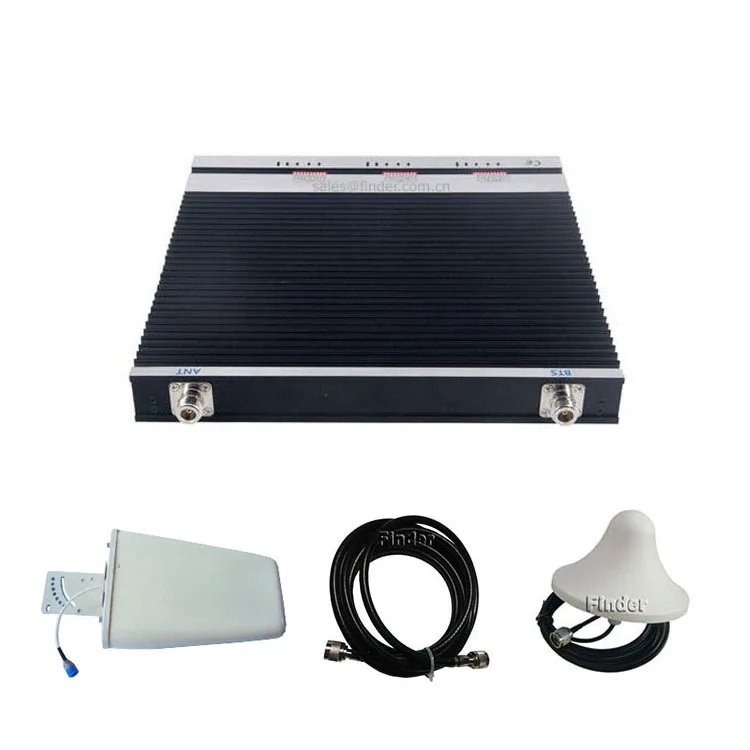 Full kits triple band 900MHz 2100MHz 2600MHZ 2g3g4g mobile signal booster GSM W-CDMA LTE signal repeater