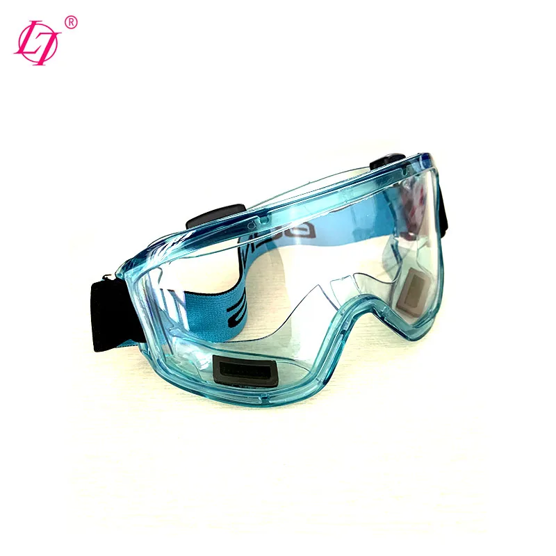 2024 trendy wide view anti-fog protective safety glasses lab goggles for men women eye protection