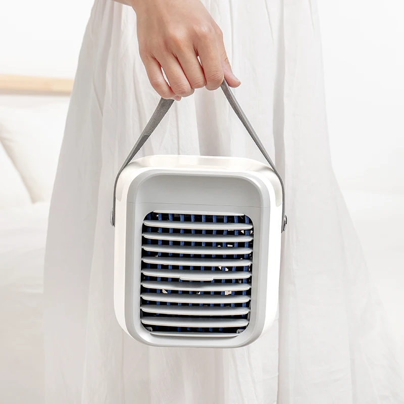 
Заводская цена, Испарительный портативный вентилятор охлаждения, Персональный вентилятор охлаждения с красочным ночником 