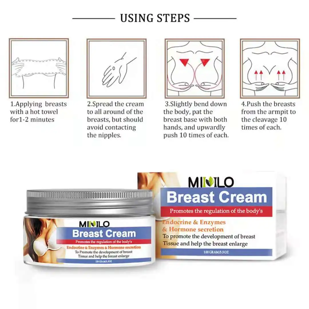 
Wholesale China factory private label women breast enhancement cream 