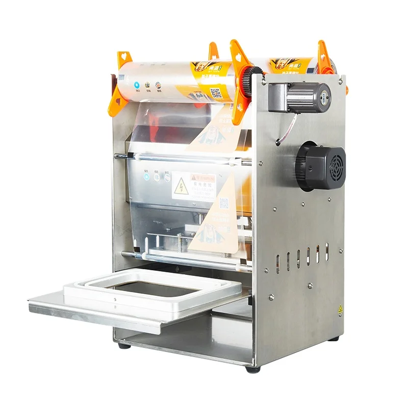 Electric Aluminium Foil Pans Takeaway Food Box Sealing Machine Box Capping Machine Catering Restaurant Equipment