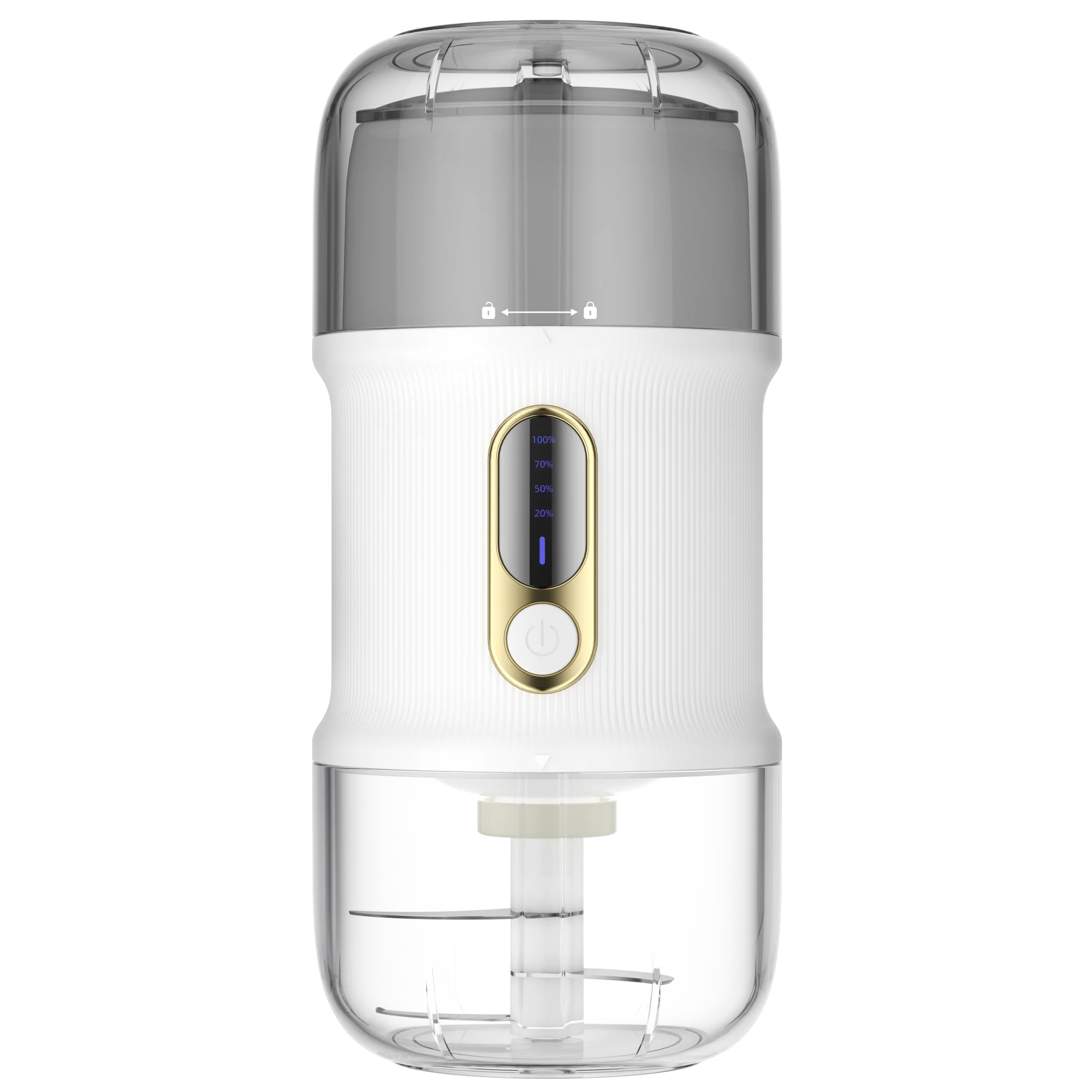 Manufacturer Direct Multifunctional Portable Food Processor 2-in-1 Wet and Dry Seperation Grinder OEM