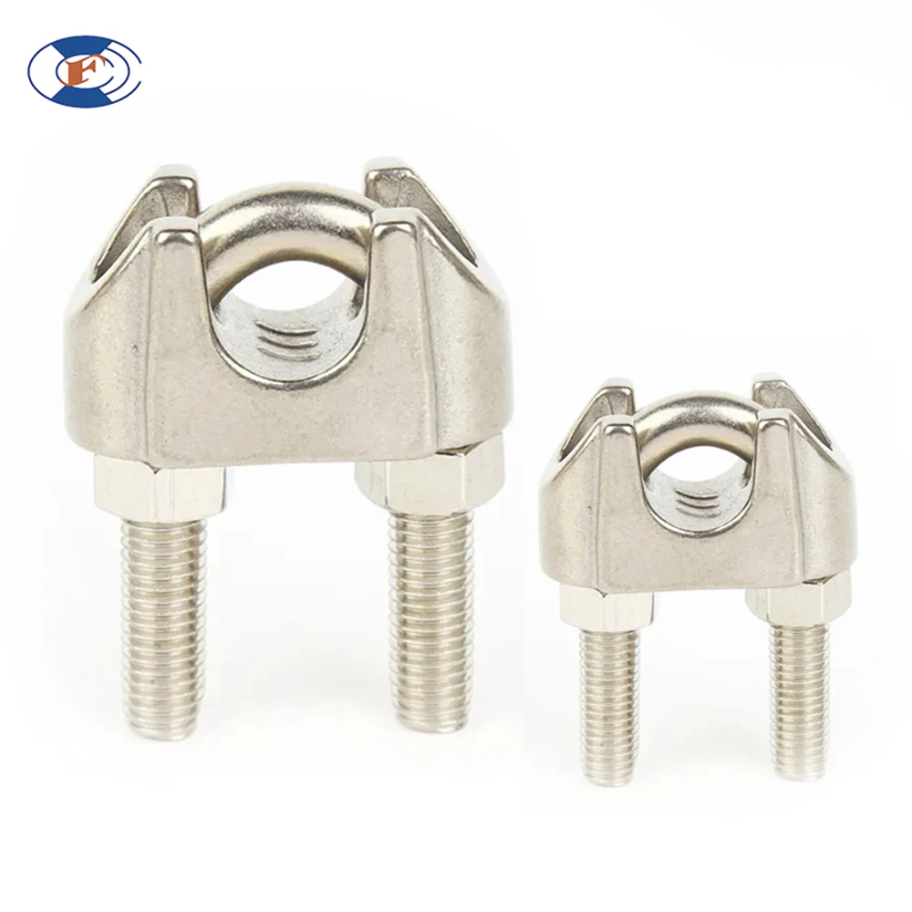 HF us type u bolt drop forged wire rope clip drop forged wire rope clip wire rope clamp