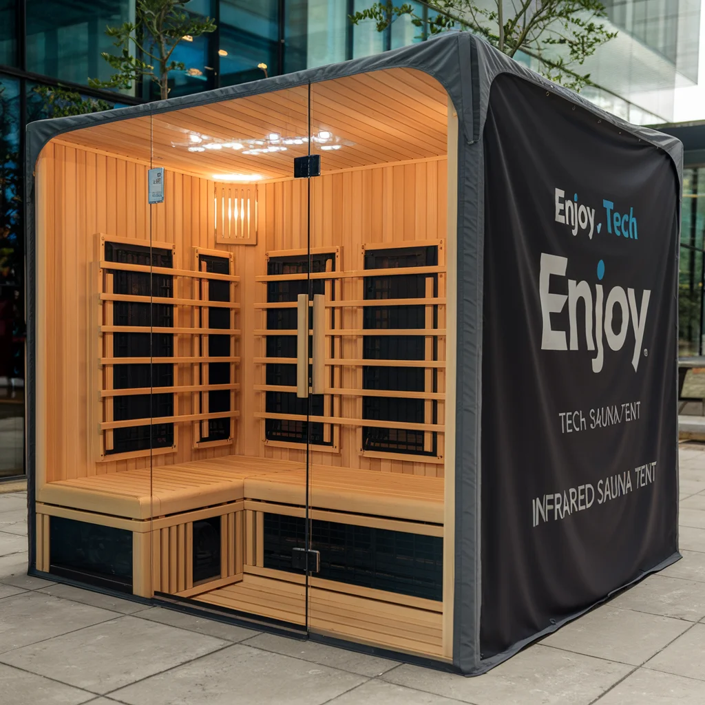 4 Person Panoramic Window Wood Square Exterior Sauna Rooms With Shower Luxury Outdoor Cabin Cedar Steam Sauna Room For Sale