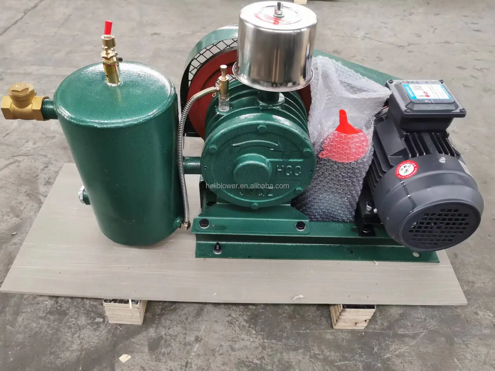 China best factory methane biogas roots blower pump for rotary lobe type