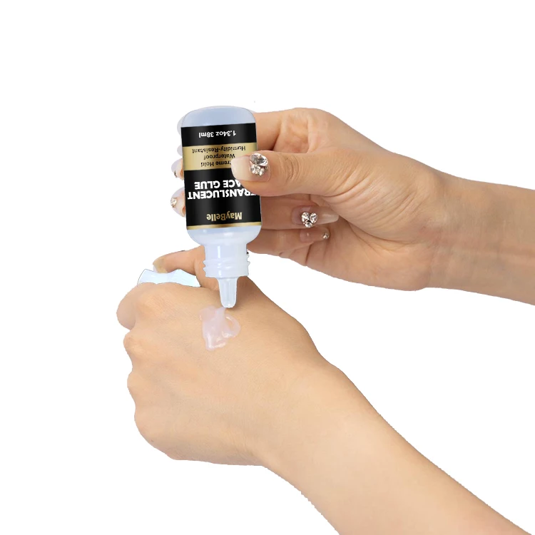 38ml New Arrival 4-6 Weeks Extreme Hold Clear Waterproof Lace Glue Oil Resistant Semi-Translucent Lace Glue