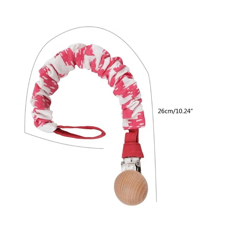 Детская Хлопковая Соска-пустышка ручной работы буковая древесина для новорожденных игрушки прорезывания зубов держатель соски-пустышки маленьких детей