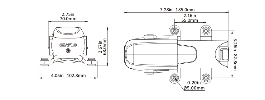 SEAFLO Oil gear Change Pump Extractor 12V Oil Extractor Pump for Changing Diesel Fluid Scavenge Suction Oil Transfer Pump Kits f