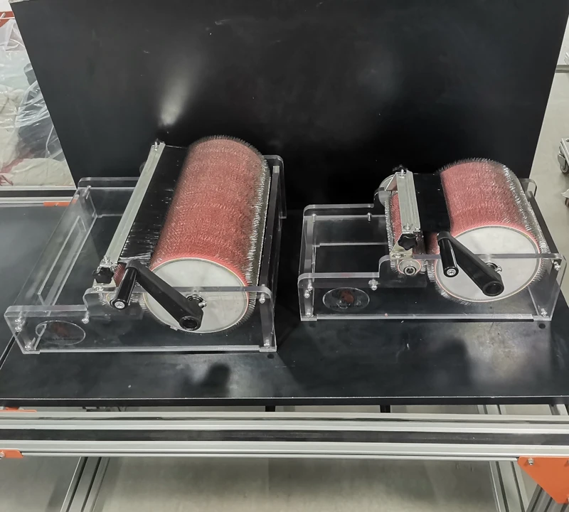 wool baby drum carder makes thick art yarn batts lightweight and portable travel carder