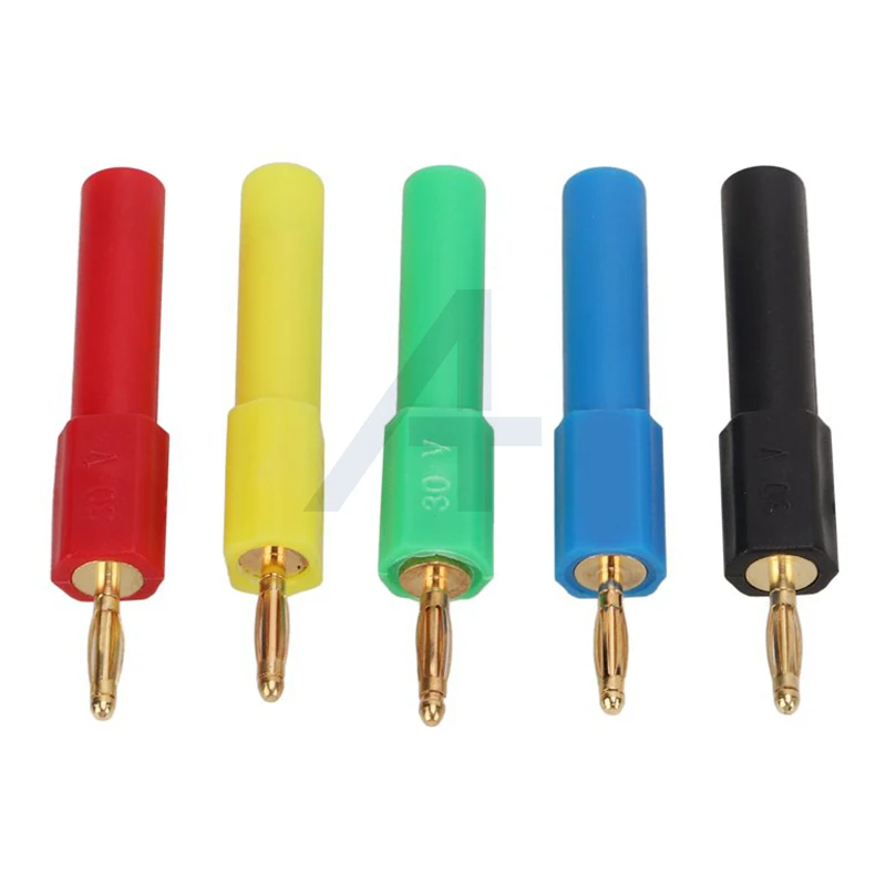 JIALUN 2mm Mini Male Banana Plug To 4mm Female Jack Connector Adapter