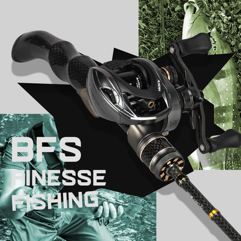 Histar Wind Blade BFS Bait Finesse System 1.37m-1.82m 30T+T1100G Toray Spinning or Casting Fishing Rod & Aurora AIR Combo