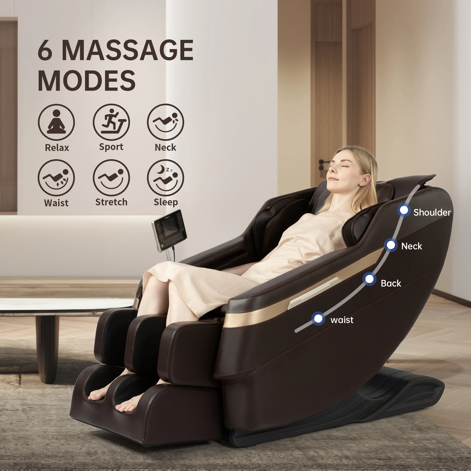 REALRELAX Zero Gravity Customized Massage COST EFFECTIVE Massage Chair wholesale Full Body Airbag Massage recliner