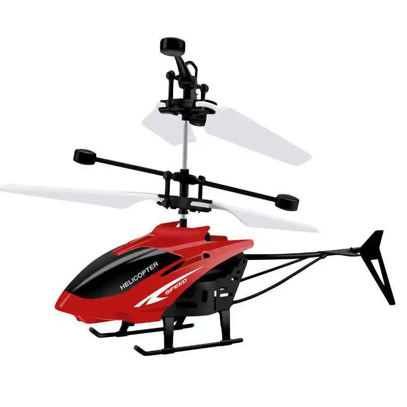 Gesture sensing 2 channel remote control flying toys hand induction helicopter