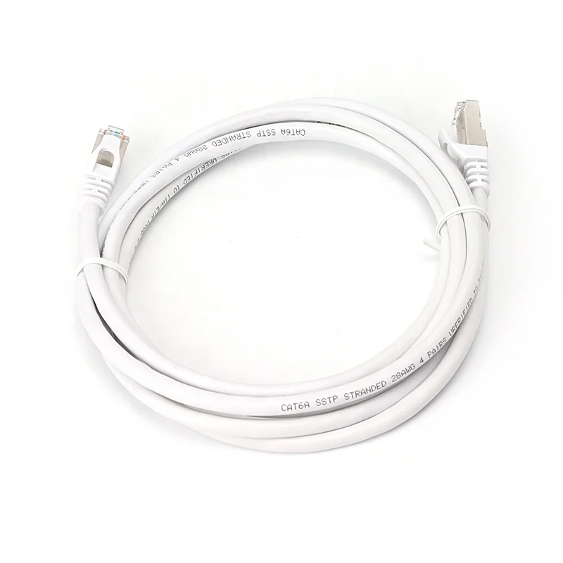 Ethernet RJ45 cable SSTP CAT6A Shielded Copper Cable Network Patch Cord cat6 cable