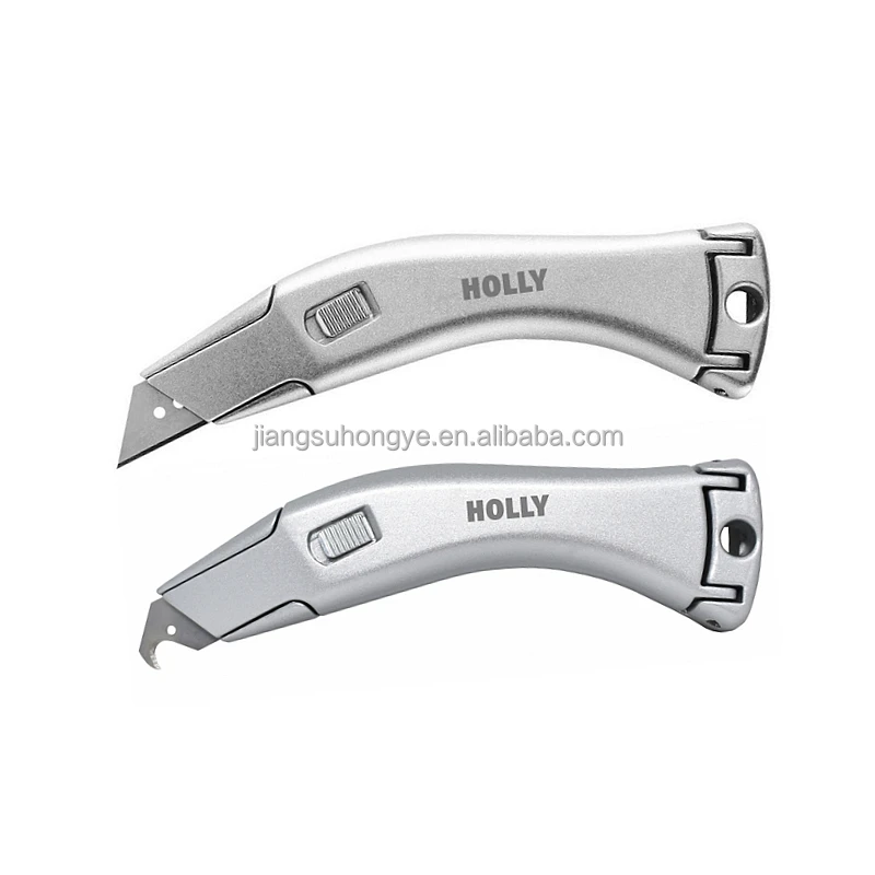 Premium Fixed Blade Multi Usage Utility Knife Easy Open Heavy Duty Cutting Knives Fit for Hook & T Blade Function Box Cutter