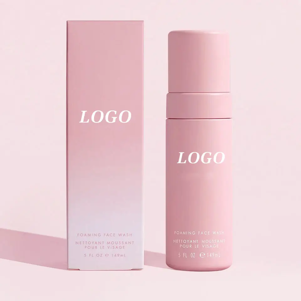 OEM/ODM Foam Cleaning Gently Refreshing Hydration Skin Removes Makeup Face Wash Watermelon Foam Cleanser Facial Cleanser