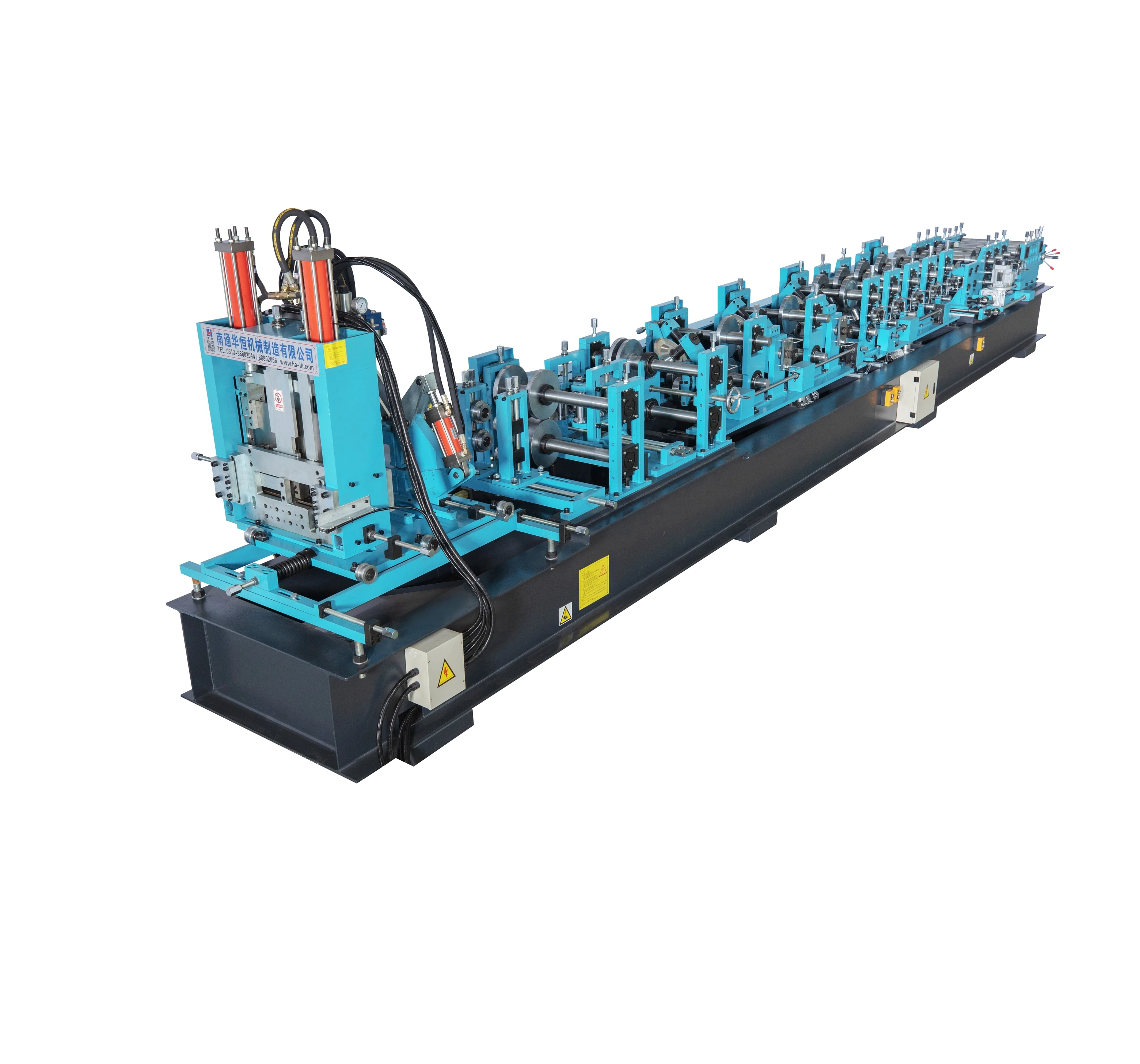 Cold Roll Forming Series Equipment Quick Change Cz Purlin Machine With Plc Control