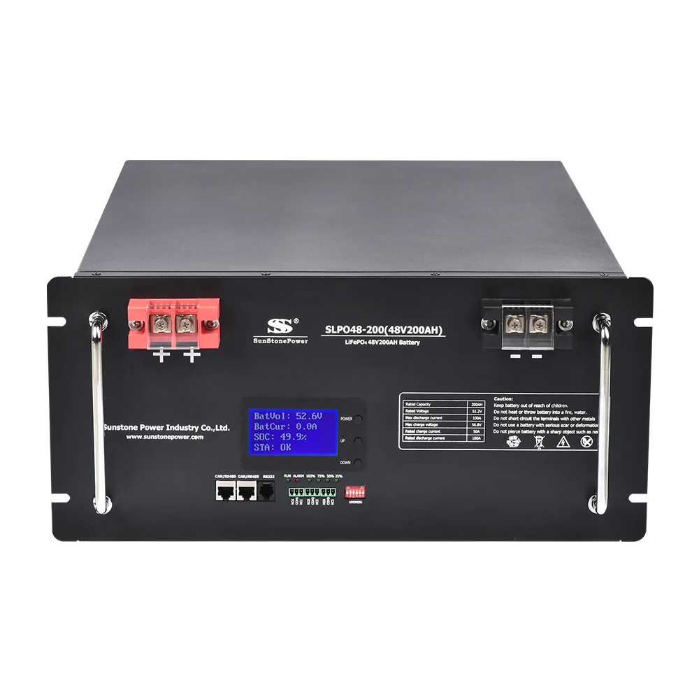 pack lifepo4 batteries 48v 51.2v 200ah battery bms for solar lithium batteries 48v 200ah with lcd