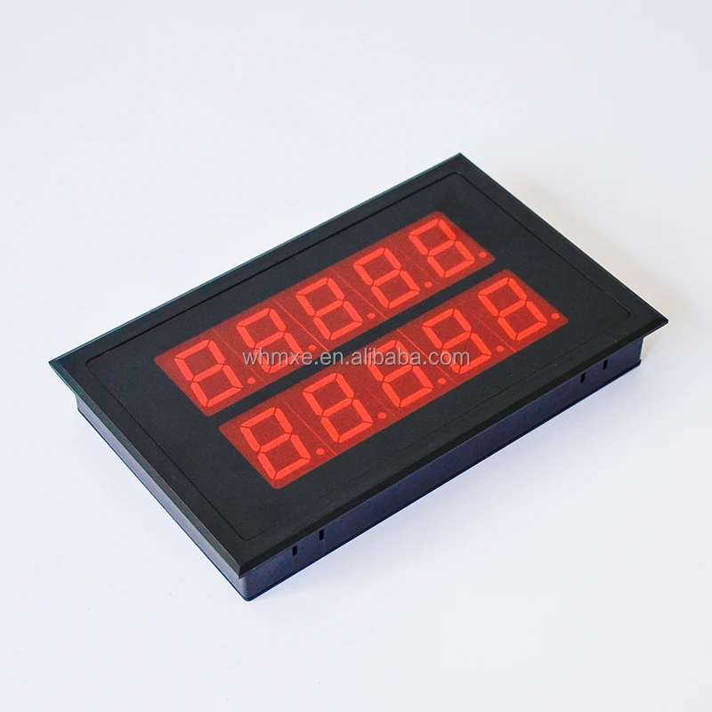 Modbus Protocol Supported 5 Digit Seven-Segment Double Row Display