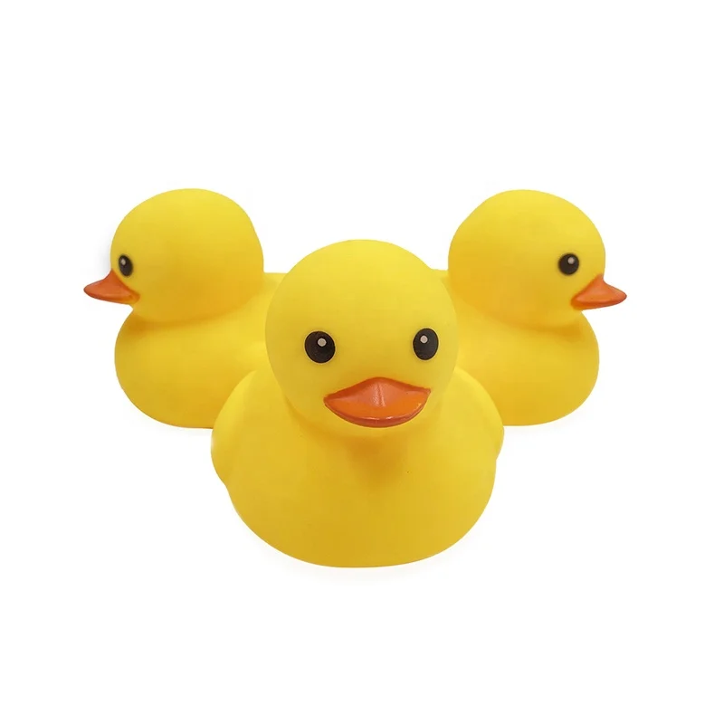 Custom PU Squeeze Foam Yellow Duck Shaped Anti Stress Ball For Kids