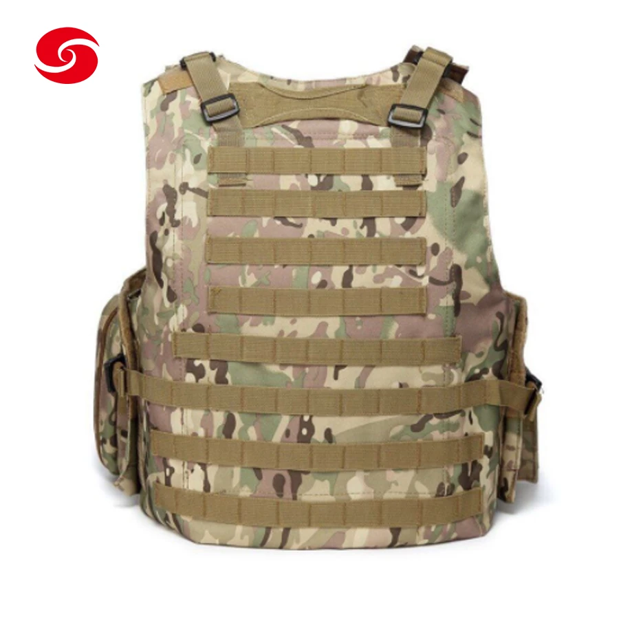 Security Defense Tactical Assault Camouflage Molle Vest with Magazine Pouches