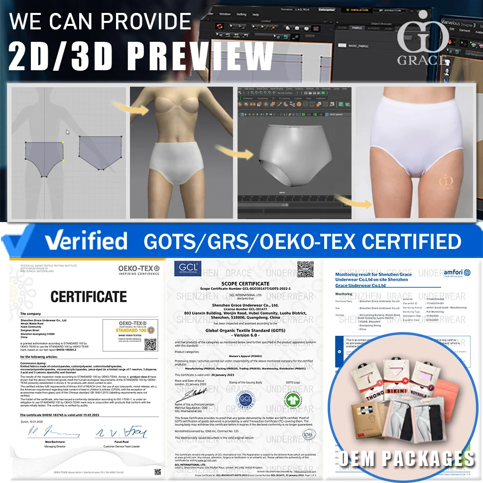 4 Layers Lace Sexy No PFAS Bamboo Culotte Menstruelle Colorful Leakproof Biodegradable ECO Period Underwear Menstrual Panties