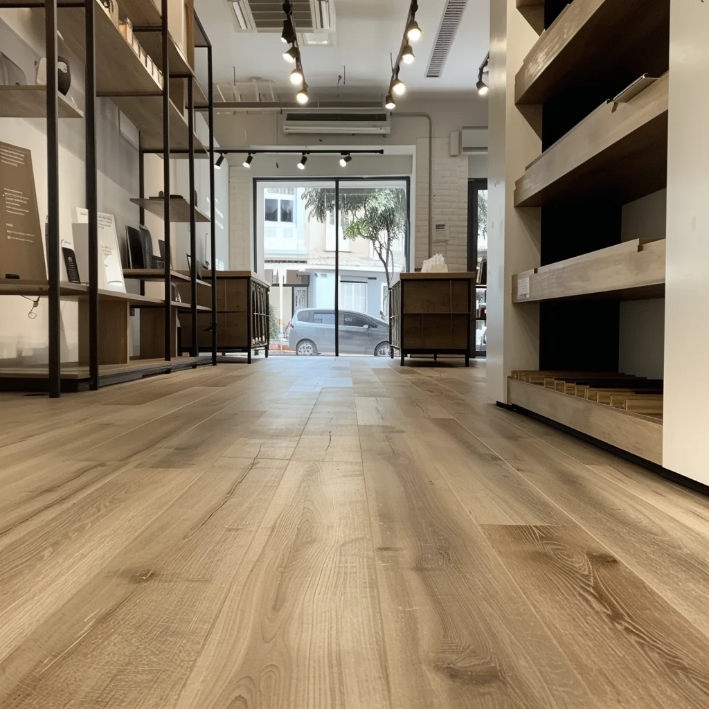 Oushe sheet in rolls pvc plastic non-slip price of vinyl parquet floor transition strip stairs pvc flooring leather