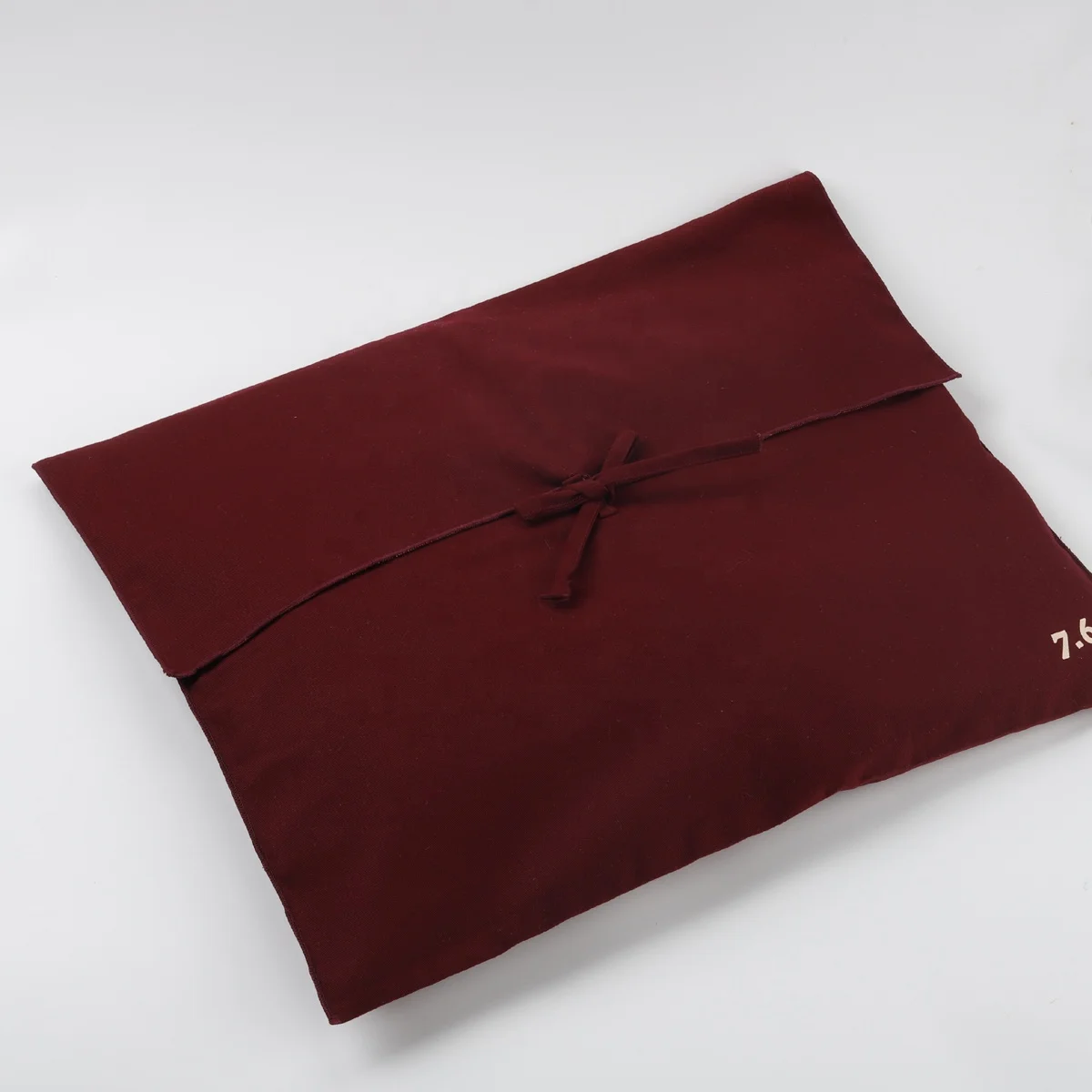 
Custom Logo Printed Cotton Envelope Underwear Pouch Large Twill Cotton Clothes Dust Packing Envelope Bag 