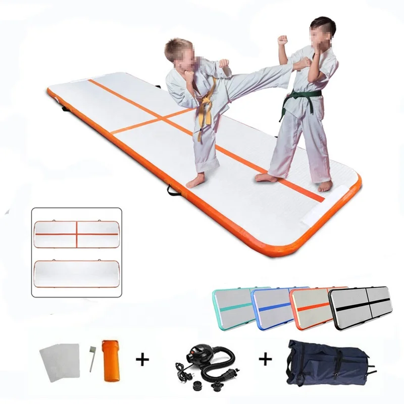 Customize Size Color 3m 4m 5m 6m Landing Mat Martial arts Taekwondo Cheerleading Yoga Gymnastics Tumbling Inflatable Air Track