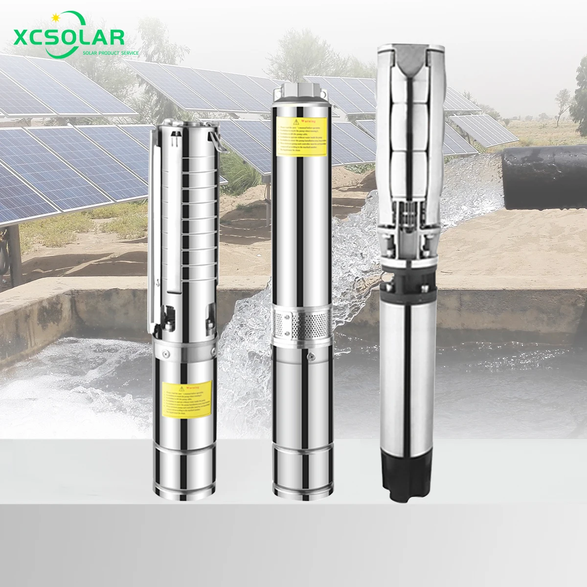 Solar Energy Submersible Pump with MPPT Controller for Farm Garden Home Pool Industrial 2hp Solar Water Pump System Kit/