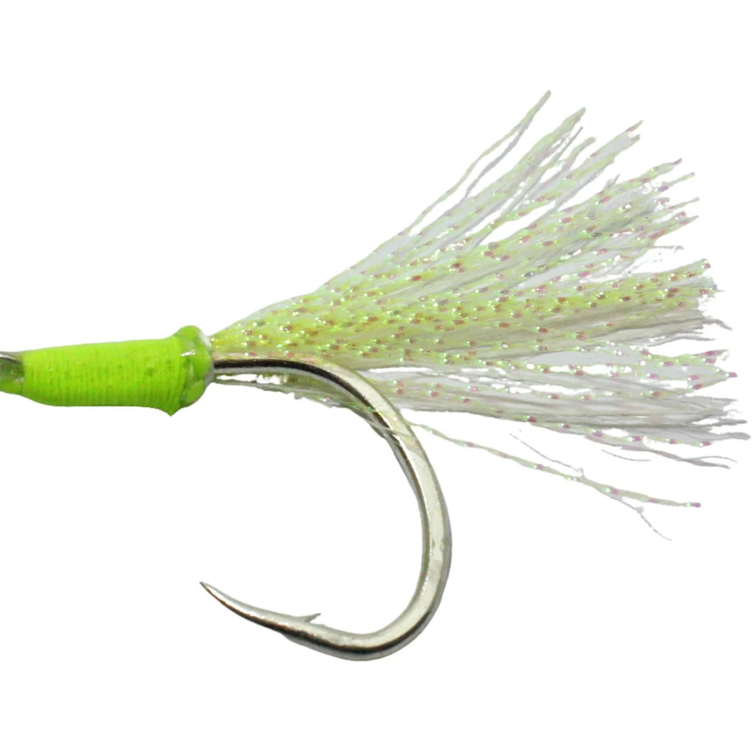 High Carbon Steel Pike Assist Jig Hooks for Slow Pitch Jigging Lures Fishing Hooks Double Fishhook for Saltwater Fishing