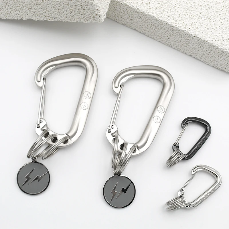 Wholesale Home Keys And Diy Crafts Metal Key Chain Custom 3d Mini Stainless Steel Keychain Accessories